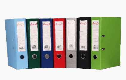 Classeur à levier plastifié
