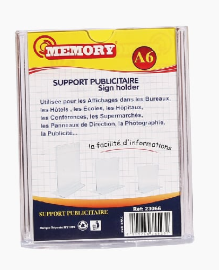 Support publicitaire A6