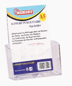 Support publicitaire A5