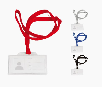 Porte badge avec ruban