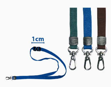 Ruban badge avec boucle détachable