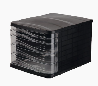 Tiroirs 5 étages en plastique